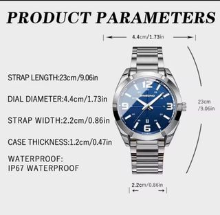 Reloj BINBOND Hombre Azul Plata