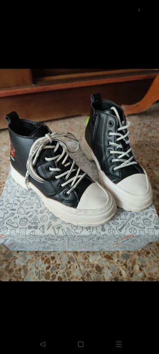 Zapatillas negras plataforma