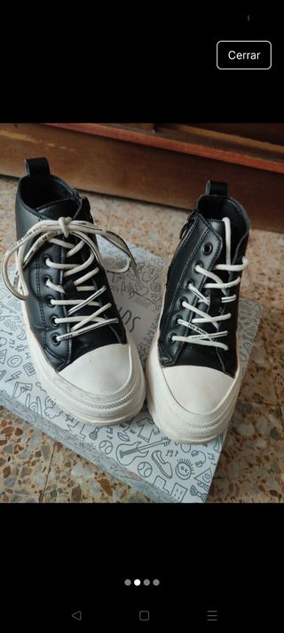 Zapatillas negras plataforma