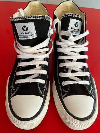 Zapatillas Victoria plataforma negras - Talla 41