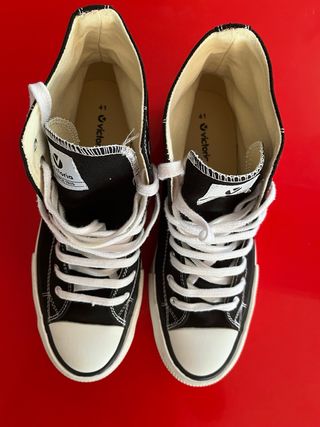 Zapatillas Victoria plataforma negras - Talla 41