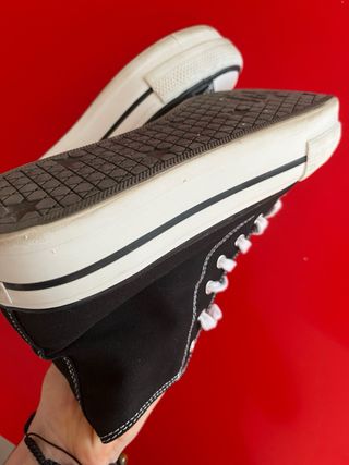 Zapatillas Victoria plataforma negras - Talla 41