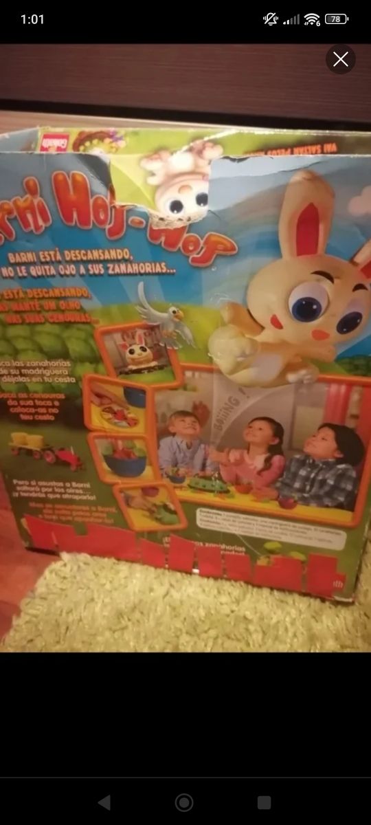 Juego Barni: Conejo y Zanahorias