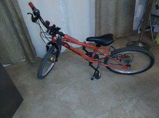 Bicicleta montaña niño 20" roja