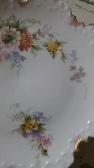 Tres joyas de platos porcelana fina
