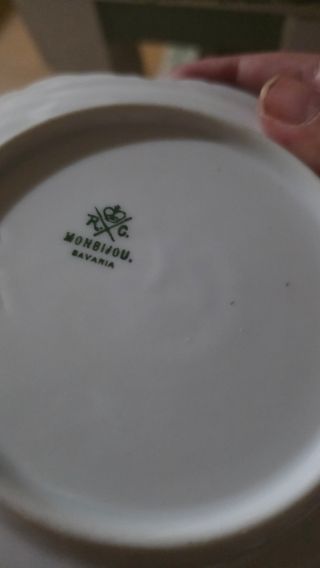 Tres joyas de platos porcelana fina