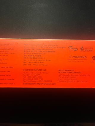 Tappetino Mouse Asus ROG - Multicolore