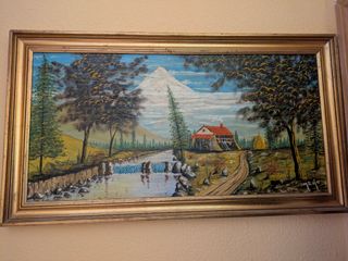 Cuadro paisaje - Pintura al óleo