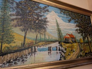 Cuadro paisaje - Pintura al óleo
