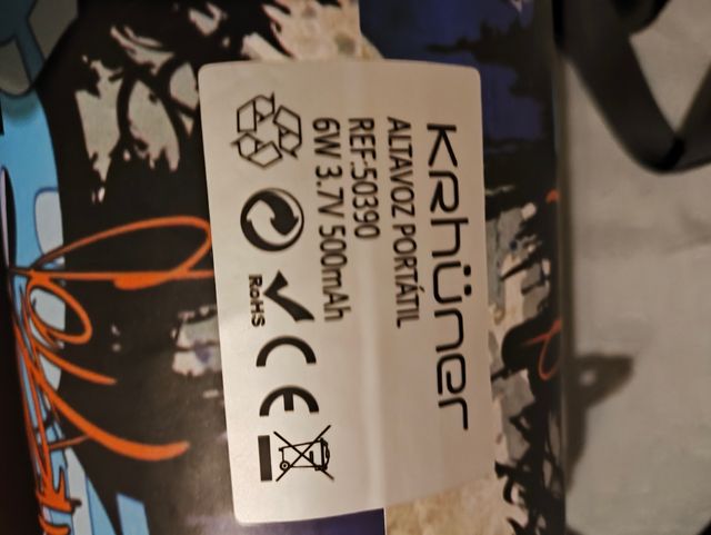 Altavoz portátil Krüner - 6W 500mAh