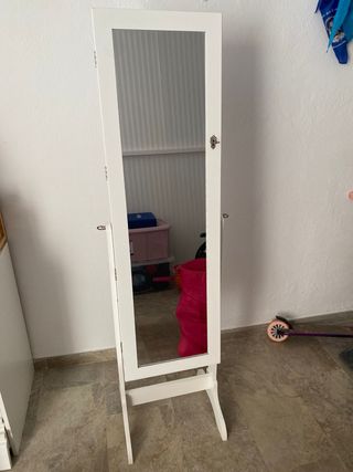 Espejo joyero blanco - mueble