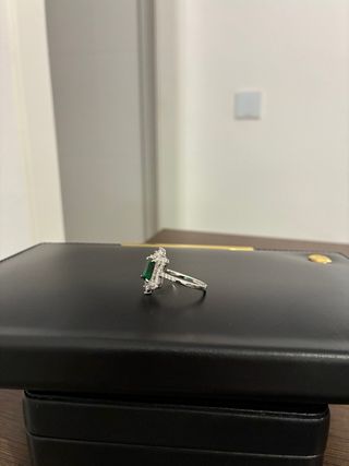 Anillo plateado Promesa 