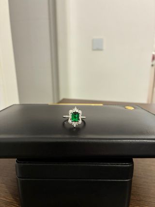 Anillo plateado Promesa 