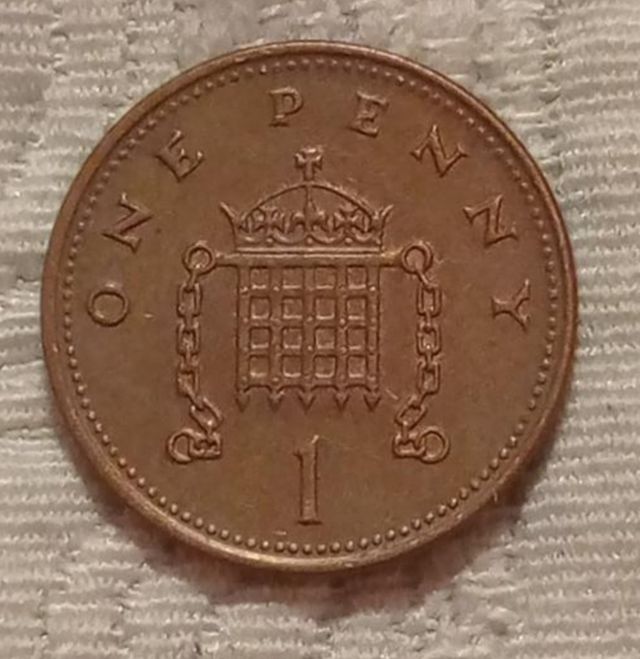 Moneta 1 penny UK 2001