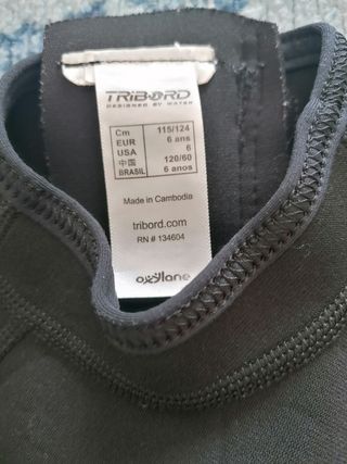 Neopreno Tribord 6 Años