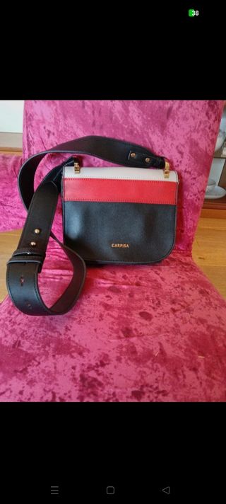 Borsa Carpisa a tracolla bicolore