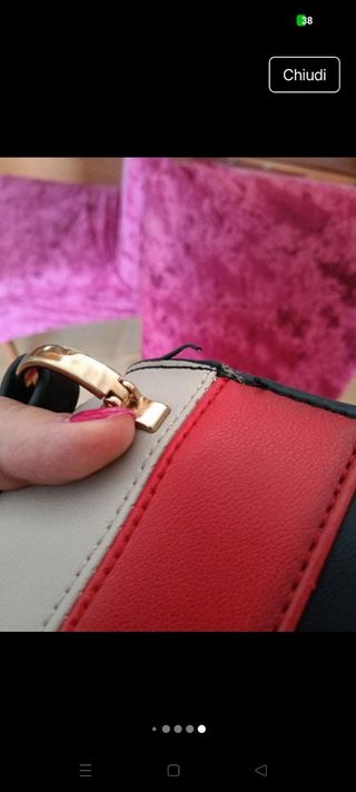 Borsa Carpisa a tracolla bicolore