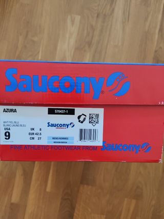 Zapatillas Saucony Azura - Blancas y Amarillas
