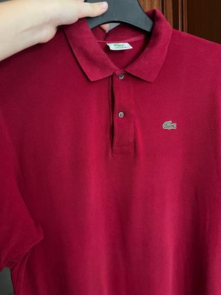Polo Lacoste rojo