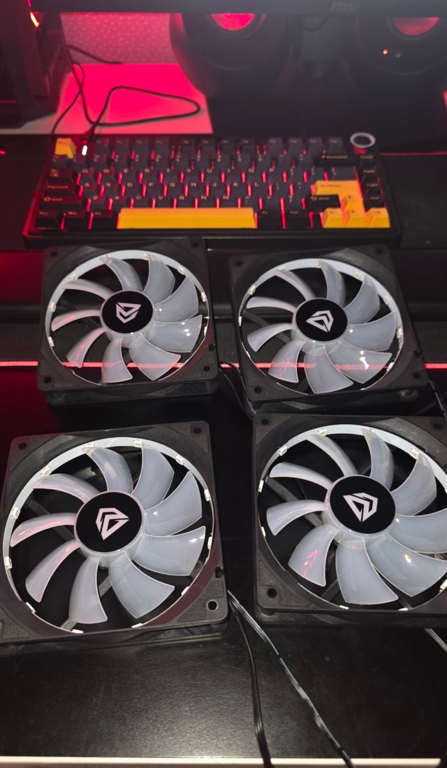 4 Ventiladores PC Nfortec KOIT 120mm