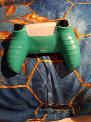 Mando PS5 (PlayStation 5) blanco + funda de regalo