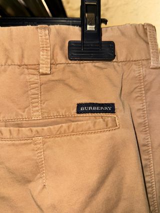 N.2 Pantaloni Burberry giallo senape/ beige.