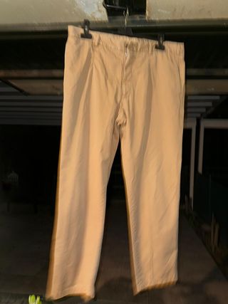 N.2 Pantaloni Burberry giallo senape/ beige.