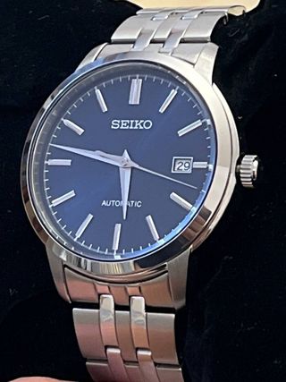 Reloj Seiko automático azul