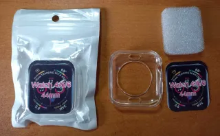 2 protectores Apple Watch 4/5/6 44mm