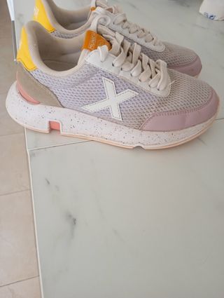Zapatillas Munich - Gris Rosa