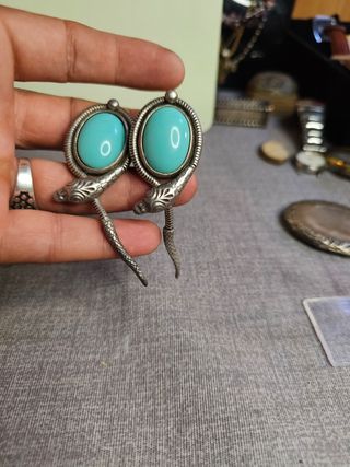Pendientes Serpiente Vintage color Plata