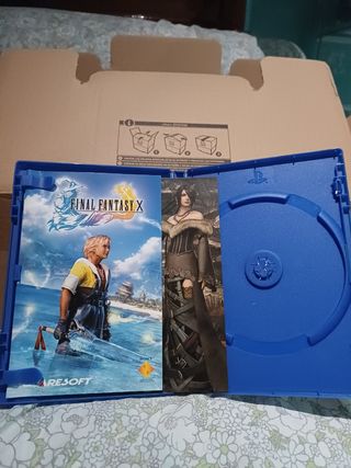 Final Fantasy X PS2 - Caja y Manual