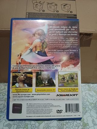 Final Fantasy X PS2 - Caja y Manual