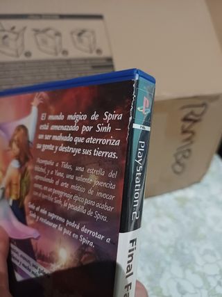 Final Fantasy X PS2 - Caja y Manual