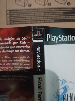 Final Fantasy X PS2 - Caja y Manual