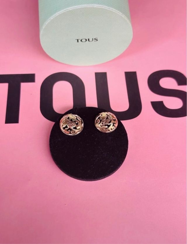 Pendientes Tous Bilaminado Oro