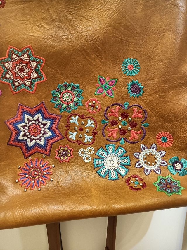 Mochila Desigual - Piel - Bordada