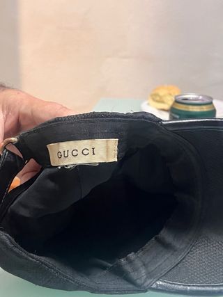 Gorra Gucci negra