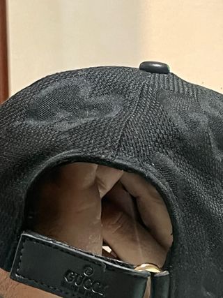 Gorra Gucci negra