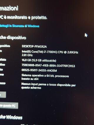 HP Pavilion Gaming 15-cb029nl con Windows 11