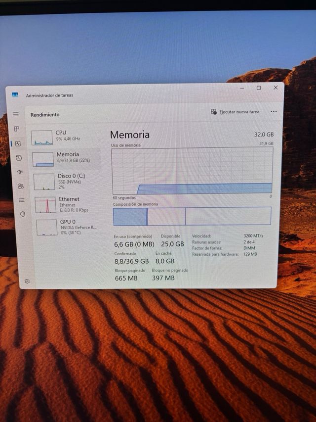 PC Gaming NUEVO!! Ryzen 7 + RTX 3060 Ti + 32GB RAM