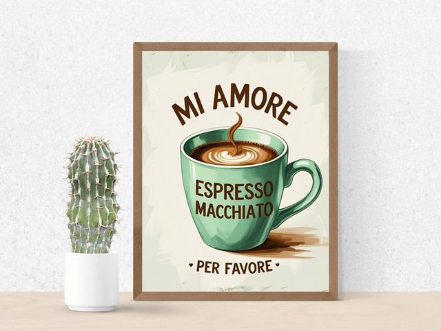 Lámina decorativa Macchiato