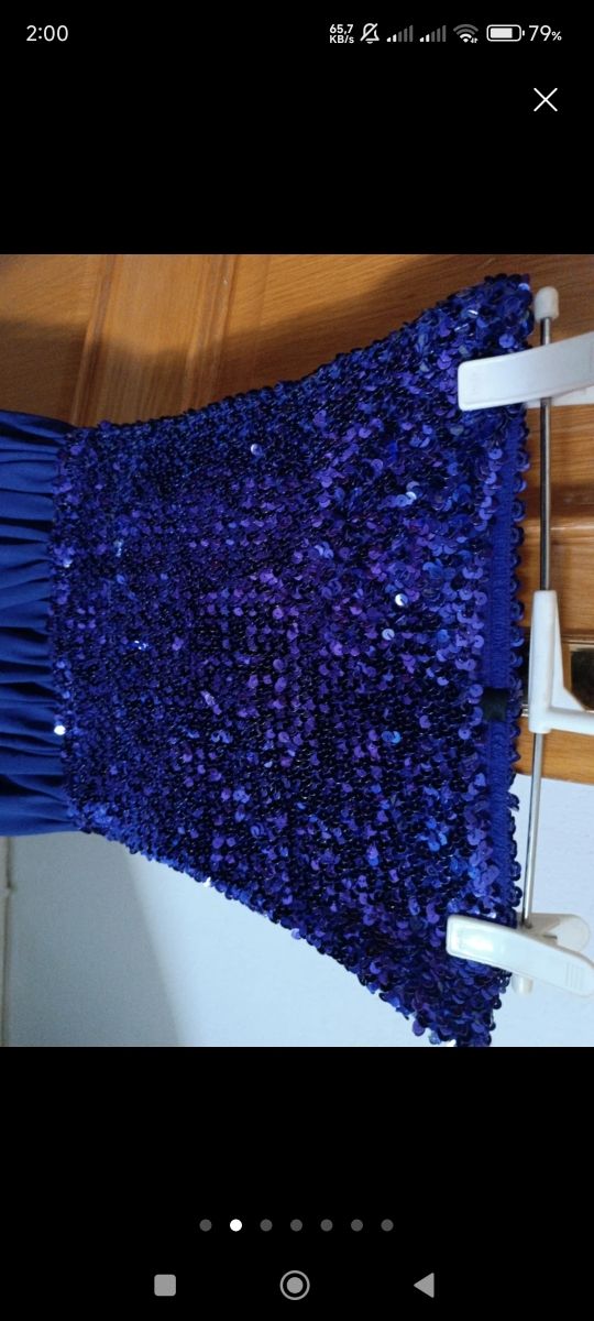 Vestido lentejuelas morado- fiesta