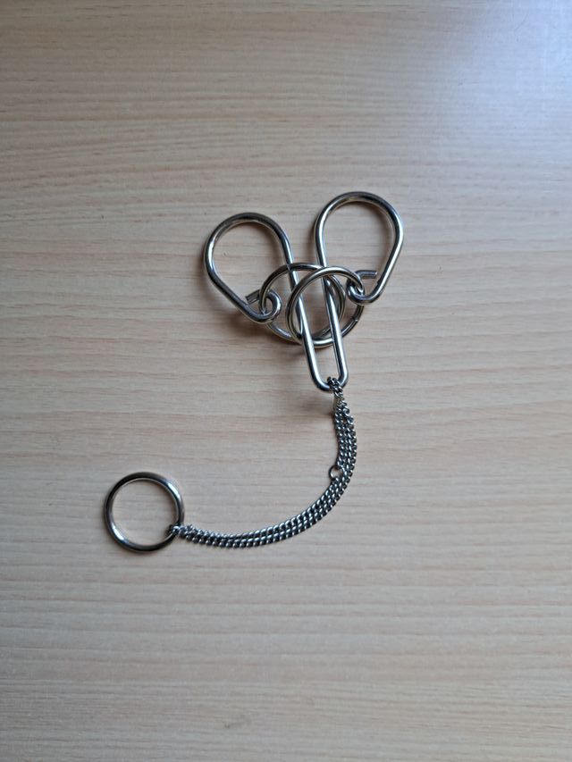 3 JUEGOS DE METAL PUZZLE RINGS PLUS ROMPECABEZAS