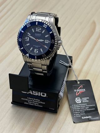 Reloj Casio cuarzo azul