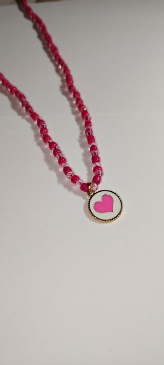 Collar con dije de corazón