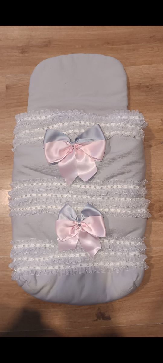 Saco bebé carrito - Gris perla