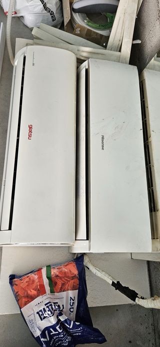 2 Aires acondicionados split Gree & Hisense