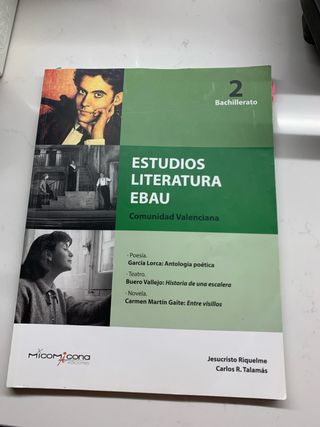 Estudios Literatura Ebau 2º Bachillerato (Comun...