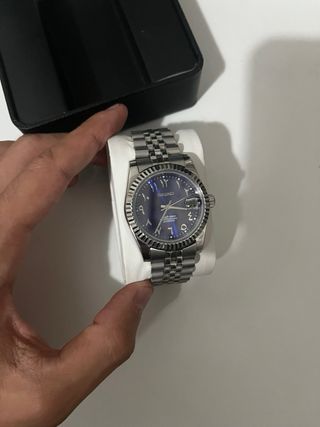 Seikomod datejust árabe 